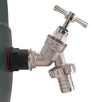 Water Butt Kit 3/4" with Nickel Plated Barbed Tap and Drill Bit