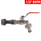 Water Butt Extension Kit 1/2" with Quick Connect Lever Tap