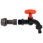 Water Butt Extension Kit 1/2" with Black Dial Tap
