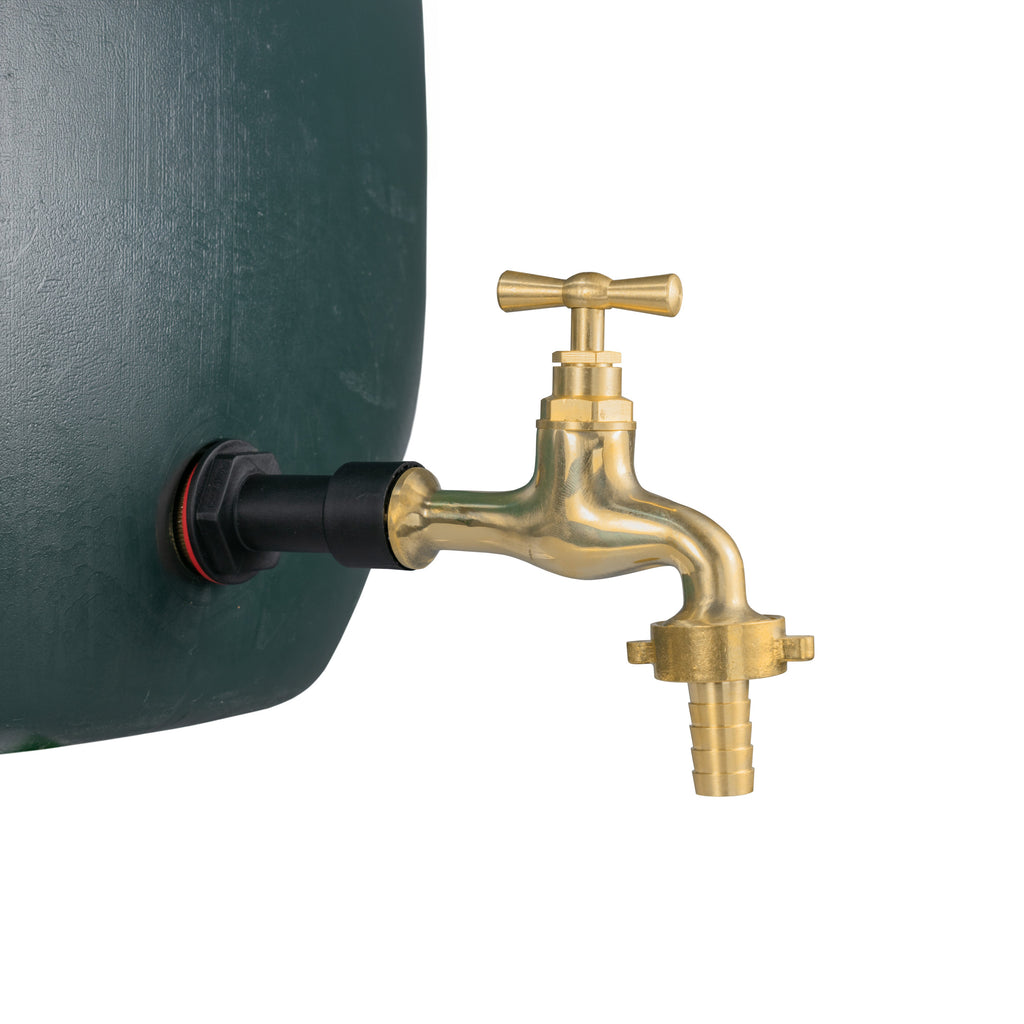Water Butt Extension Kit 1/2" with 19mm Barbed Polished Brass Tap