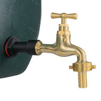 Water Butt Extension Kit 1/2" with 19mm Barbed Polished Brass Tap