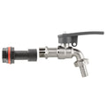 Water Butt Extension Kit 1/2" with Lever Tap Hose Barb and Side Lock