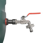 Water Butt Extension Kit 3/4" with Quick Connect Lever Tap and Drill Bit