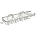 Open Box - Deltana WBR1850HU15 17-3/4" x 4-7/8" Solid Brass Dual Level Wire Shower Basket with Hook