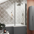 Home4Less L Shaped Shower Bath