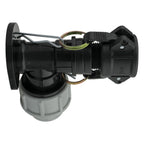 Wall Flange Kit 25mm MDPE + 3/4" Camlock Type B