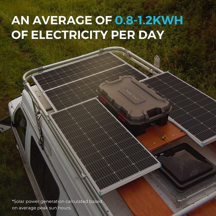 2 Pack 400W 12V StarPower Monocrystalline Fixed Solar Panels – 800W Bundle
