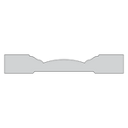 11/16" x 4-1/4" Primed Belly Band Casing, 16' Length