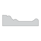 1" x 3-1/2" Primed Windsor Casing, 16' Length