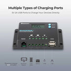 Wanderer 10A PWM Charge Controller with BT1