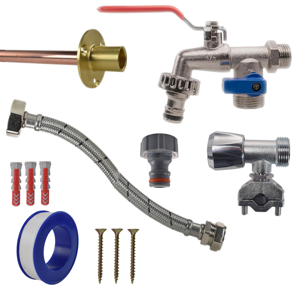 Double Lever Tap FULL Connection Kit - Best4Trade-Retail Garden watering
