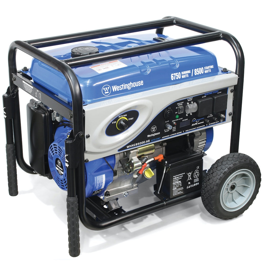 Westinghouse 8500E Generator 10.6KVA Two Wire Auto Start NEW