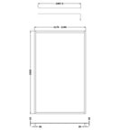 Nexus 8mm Glass Outer Frame Wetroom Panel
