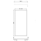 Nexus 8mm Glass Outer Frame Wetroom Panel