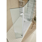Cascade 8mm Glass Wetroom Return Panel With Support Bar
