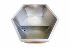 Hexagonal Cedar Ice Bath