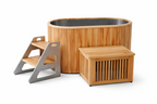 Oval Cedar Ice Bath