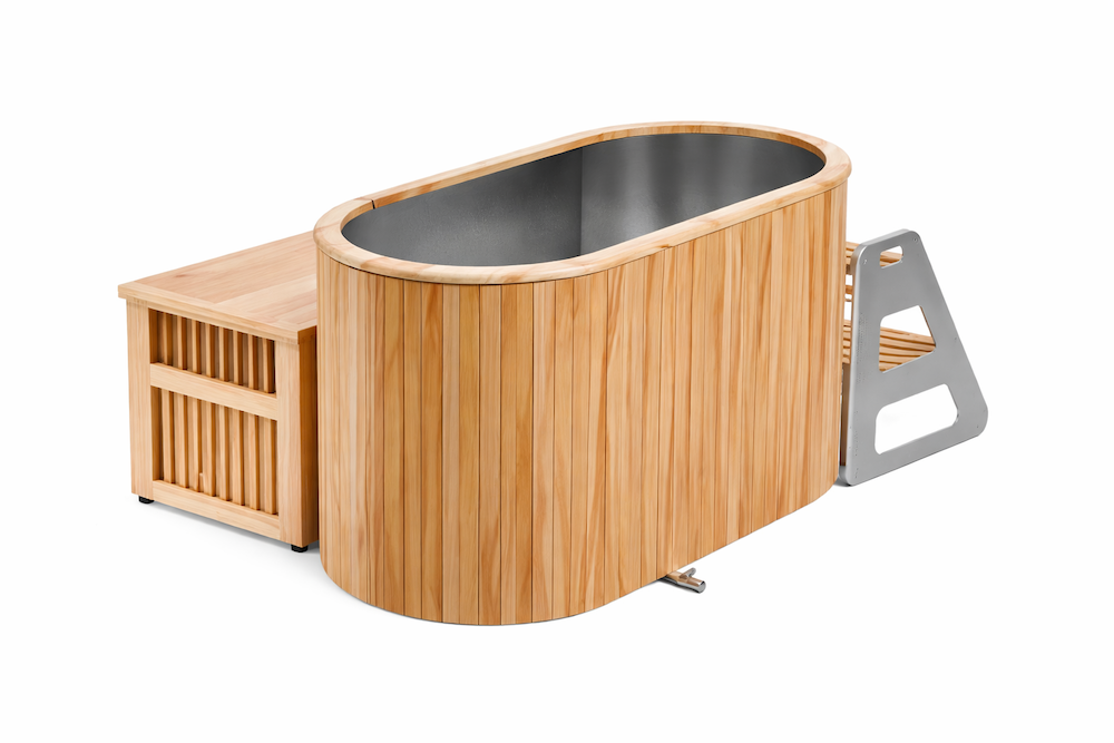 Oval Cedar Ice Bath