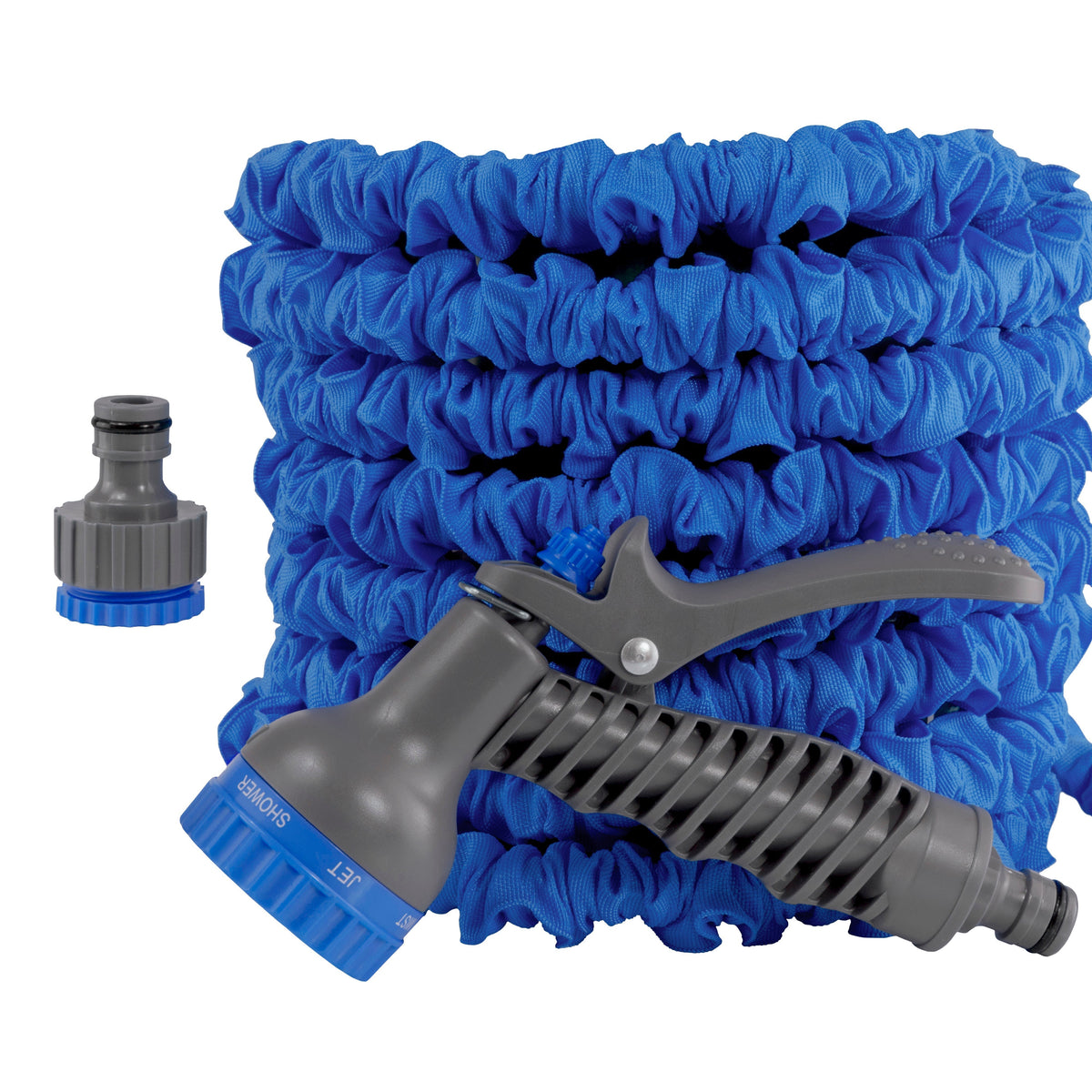 Expanding Trick Hose 10m - 30m Blue