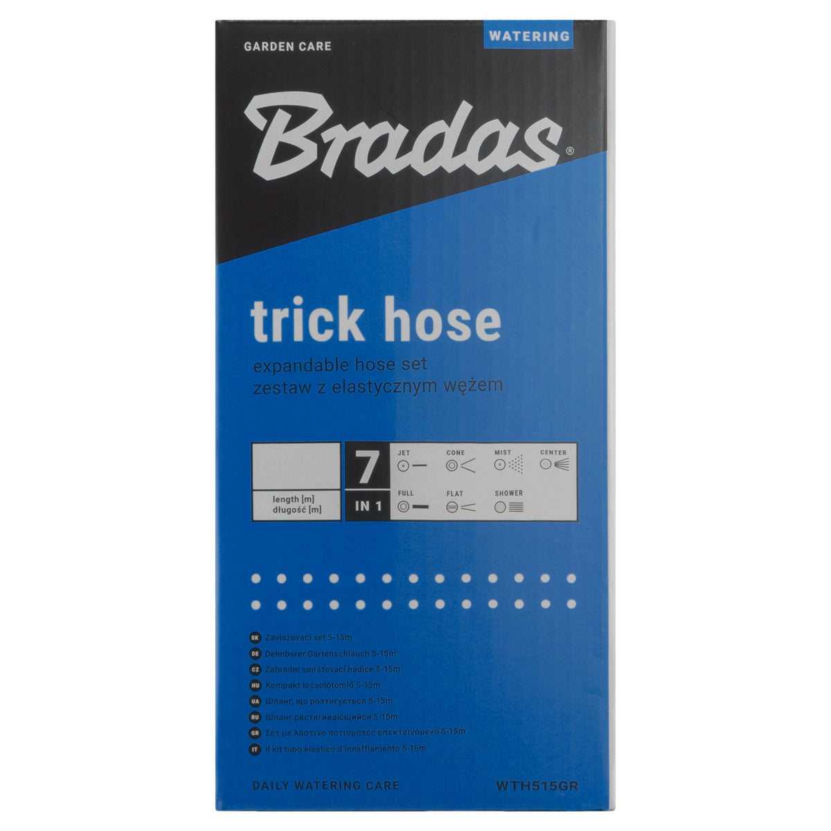 Expanding Trick Hose 15m - 45m Blue