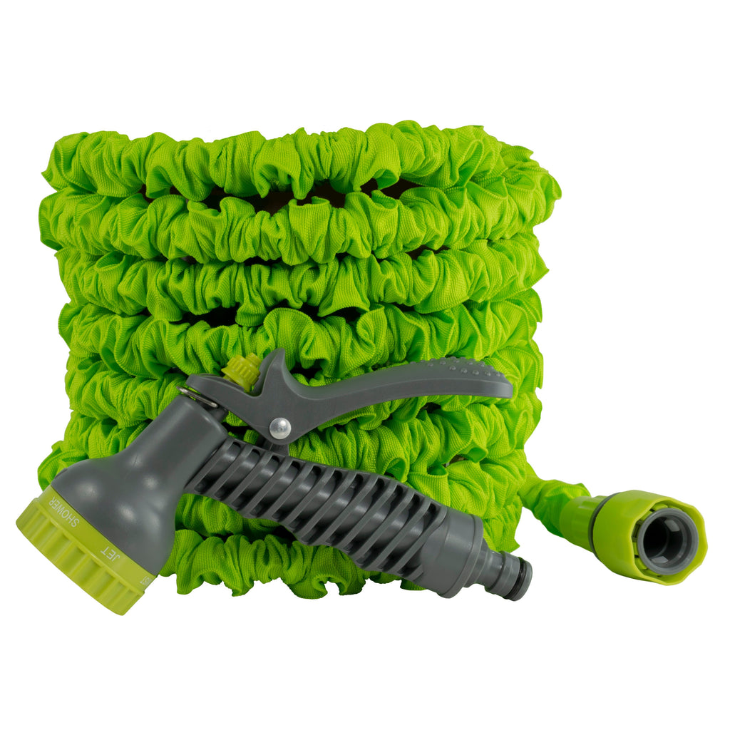 Expanding Trick Hose 10m - 30m Lime