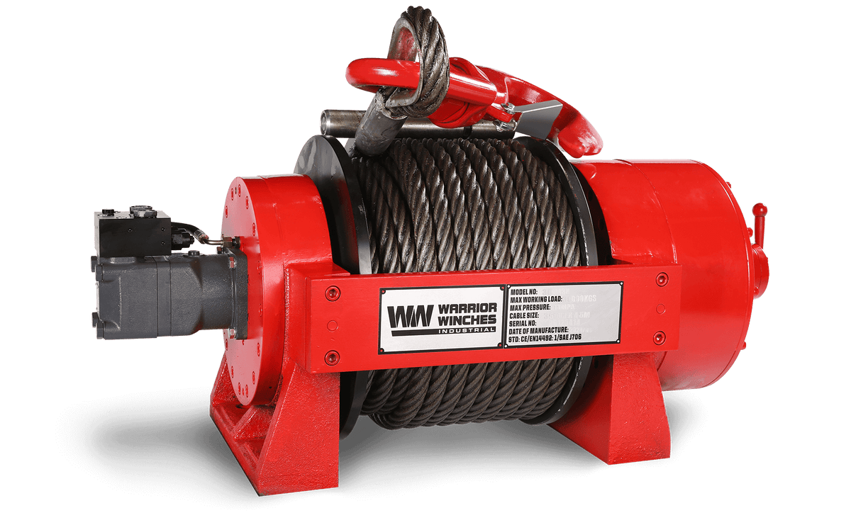 JR 30 Tonne Industrial Hydraulic Winch