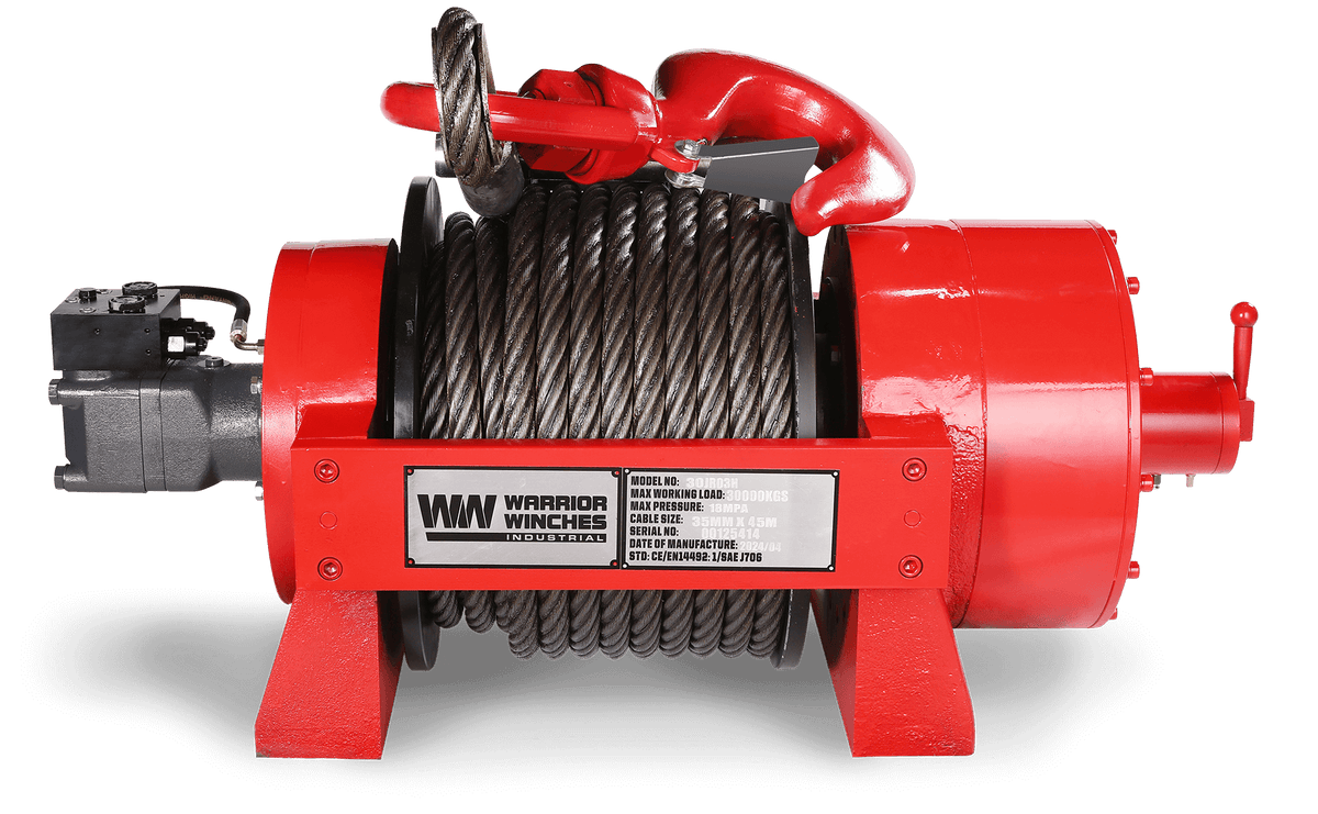 JR 30 Tonne Industrial Hydraulic Winch