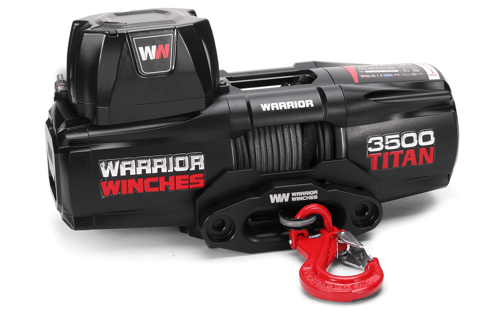 Titan 3500 Electric Winch - 12v Synthetic Rope