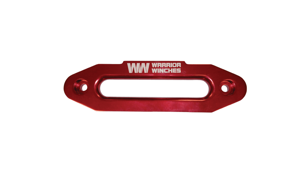 Warrior Branded Red Hawse Fairlead - 255mm Hole Centres