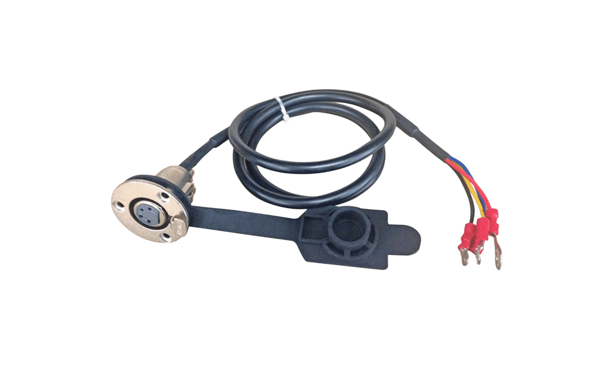 Solenoid Box Socket - Metal 4 Pin, 1m Extension