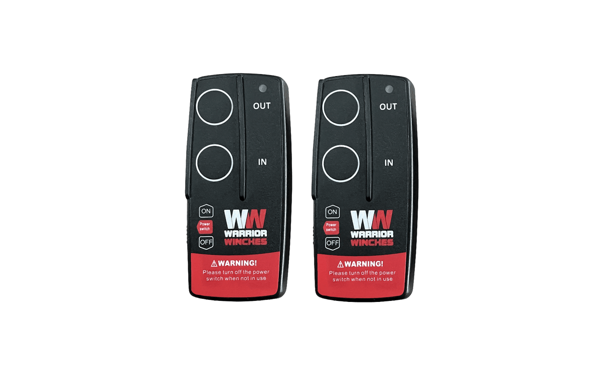 Winch Remotes - Wireless - Plug & Play 4 Pin Metal - 2 Pack