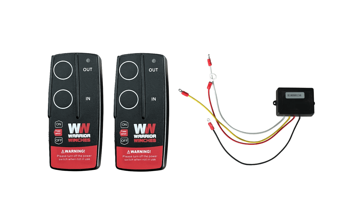 Winch Remotes - Wireless - Hard Wired Kit - 2 Pack