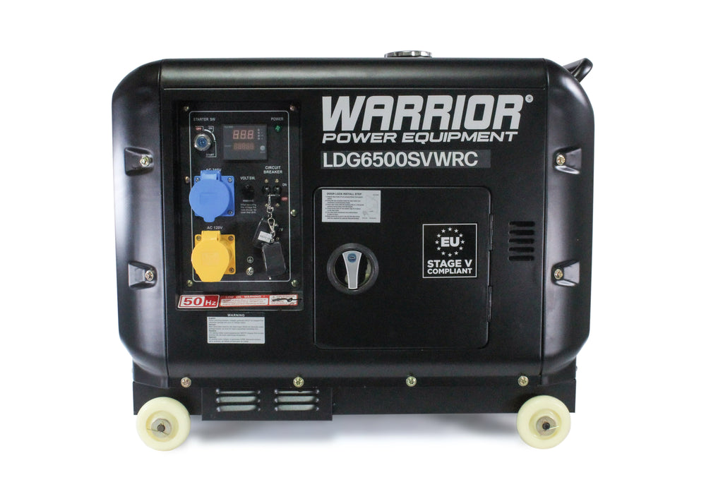 Warrior 6.25 kVa Diesel Generator - Wireless Start