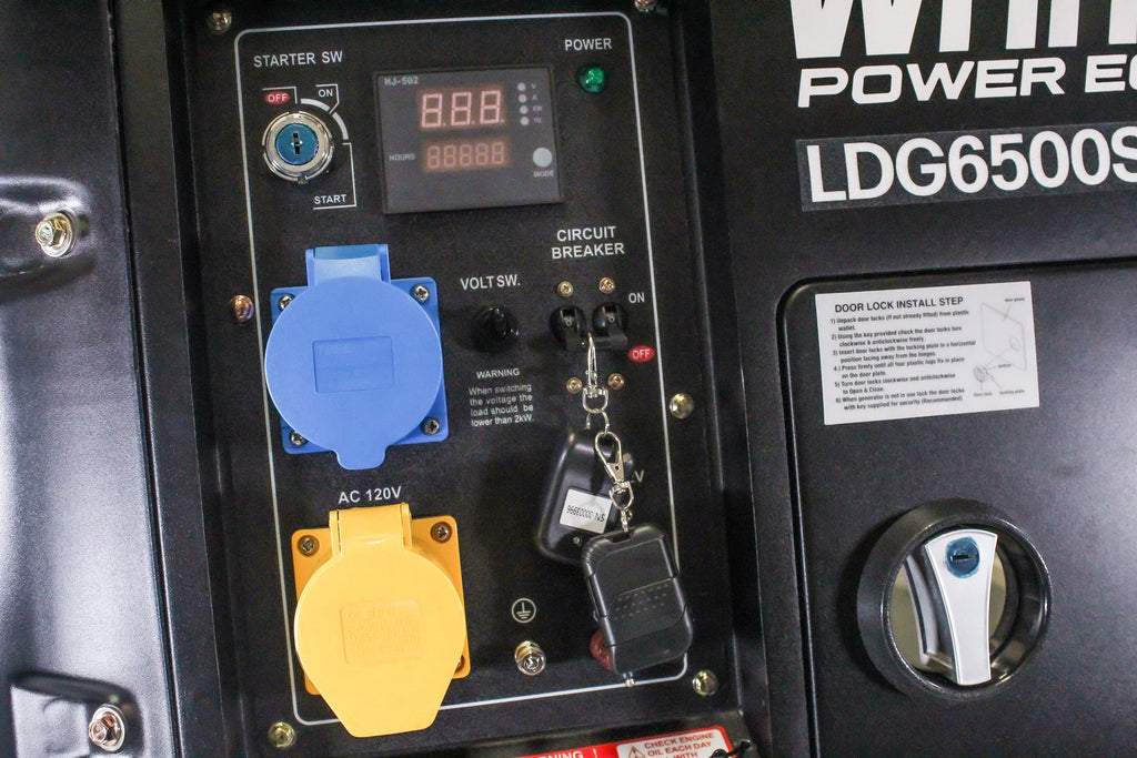 Warrior 6.25 kVa Diesel Generator - Wireless Start
