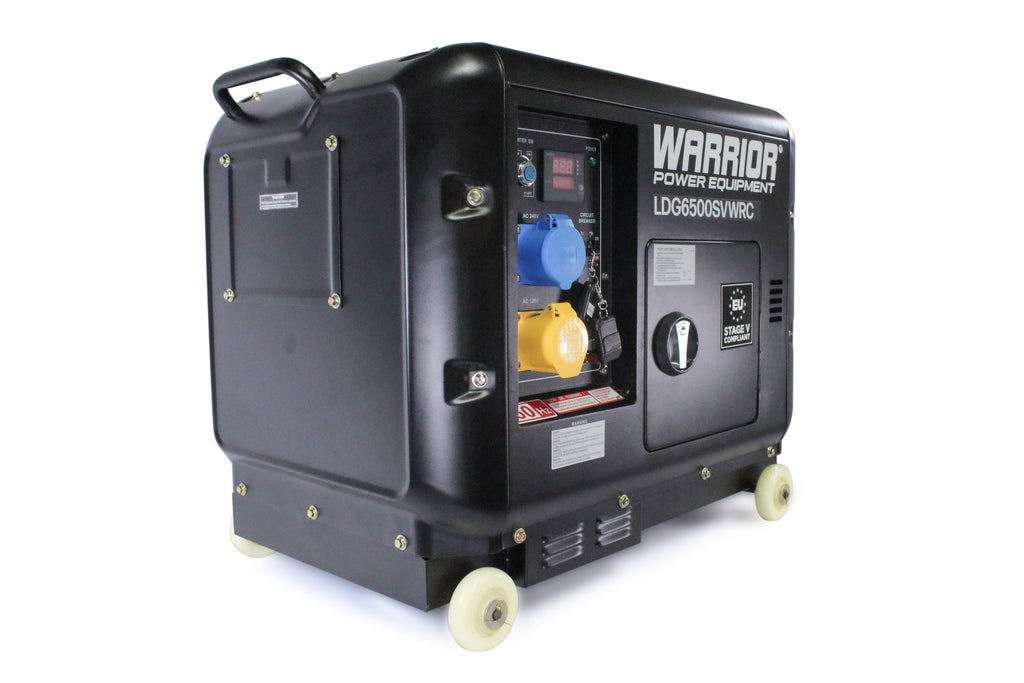Warrior 6.25 kVa Diesel Generator - Wireless Start