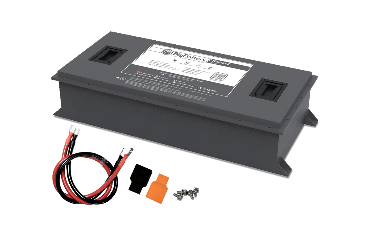 BigBattery Raptor 2 - 72v 7.6kWh LifePo4 Battery