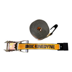 2'' X 30' YELLOW COLOR KINEDYNE RATCHET STRAP WITH FLAT HOOK