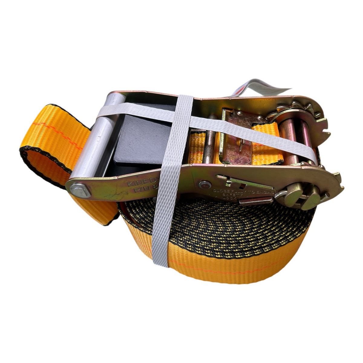2'' X 30' YELLOW COLOR KINEDYNE RATCHET STRAP WITH FLAT HOOK