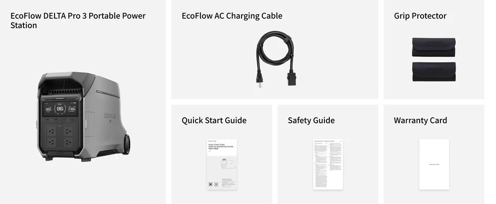 EcoFlow Delta 3 Pro 4000W Portable Power Station 4096Wh - ETA May 2026