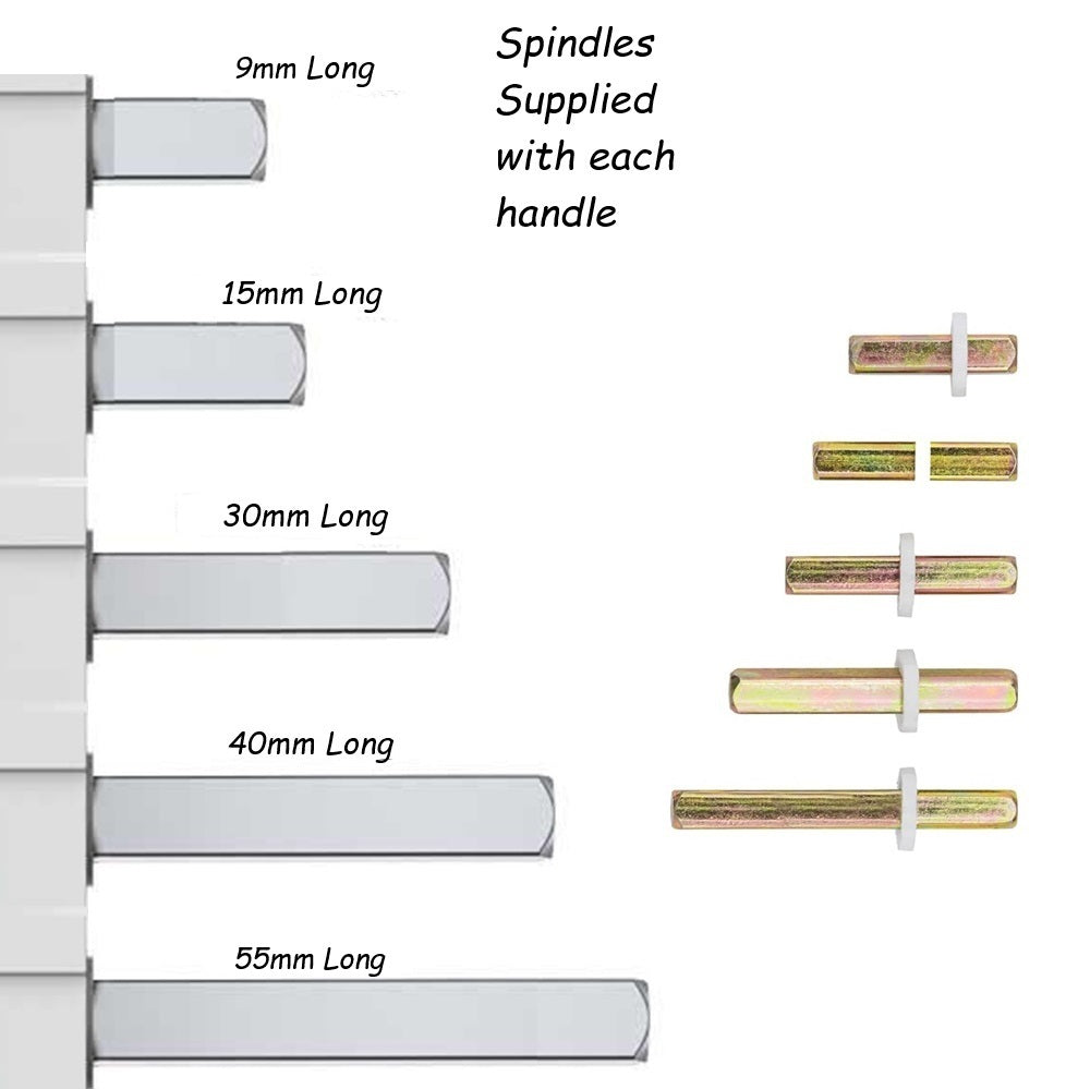Universal Window Handle with Multi Spindle Pack