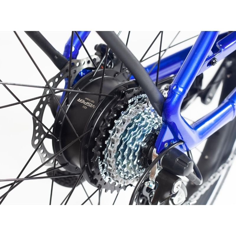Wisper Wayfarer H9 Hub Drive Crossbar Electric Bike 43V