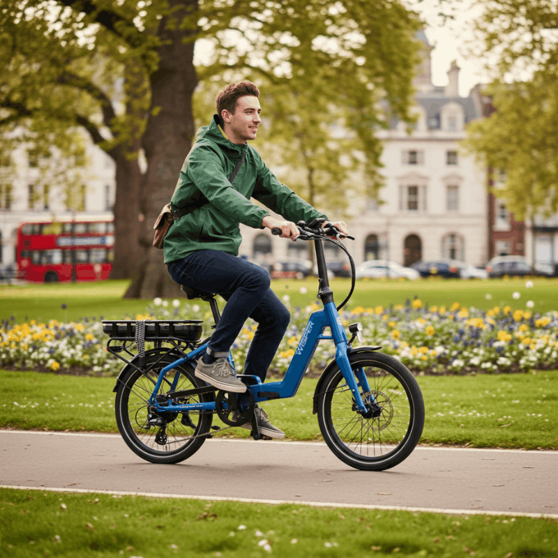 Wisper Tailwind 806 Low Step Folding Electric Bike