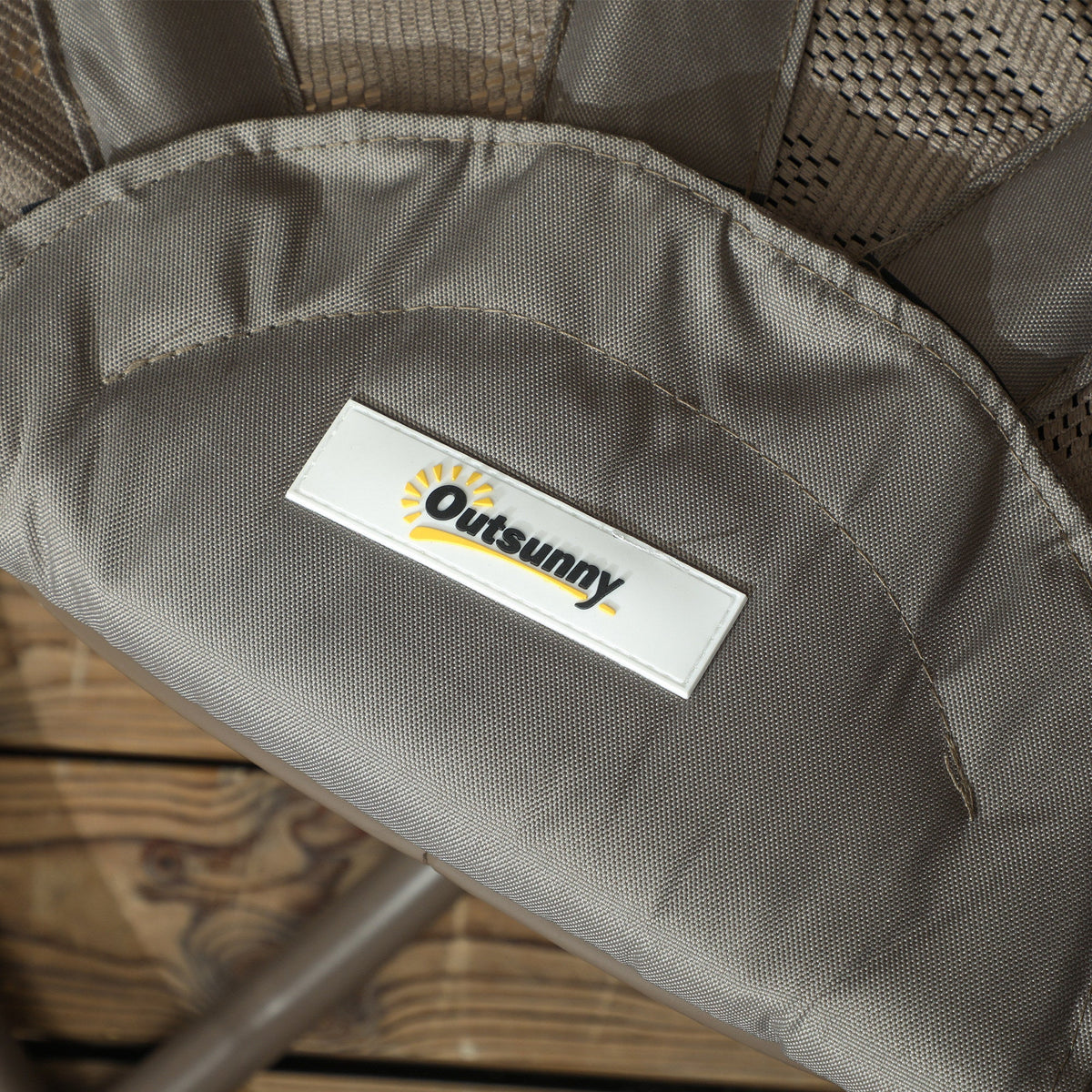 Swivel Egg Chair with Cushions & Foldable Basket Seat, Sand Brown