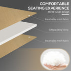 Adjustable Folding Chaise Lounge Chair with 5-Level Recline, Headrest & Side Pocket,, Beige