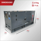 Excel Power XL-DFAW-22S 20kVA Single Phase Diesel Generator