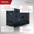 Excel Power XL-DFAW-22S 20kVA Single Phase Diesel Generator