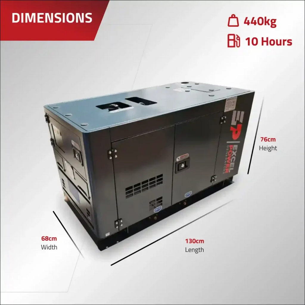 Excel Power XL-DK-11S 10kVA 1500 rpm Single Phase Diesel Generator