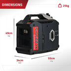Excel Power XL2250iS 2kW Petrol Inverter Generator