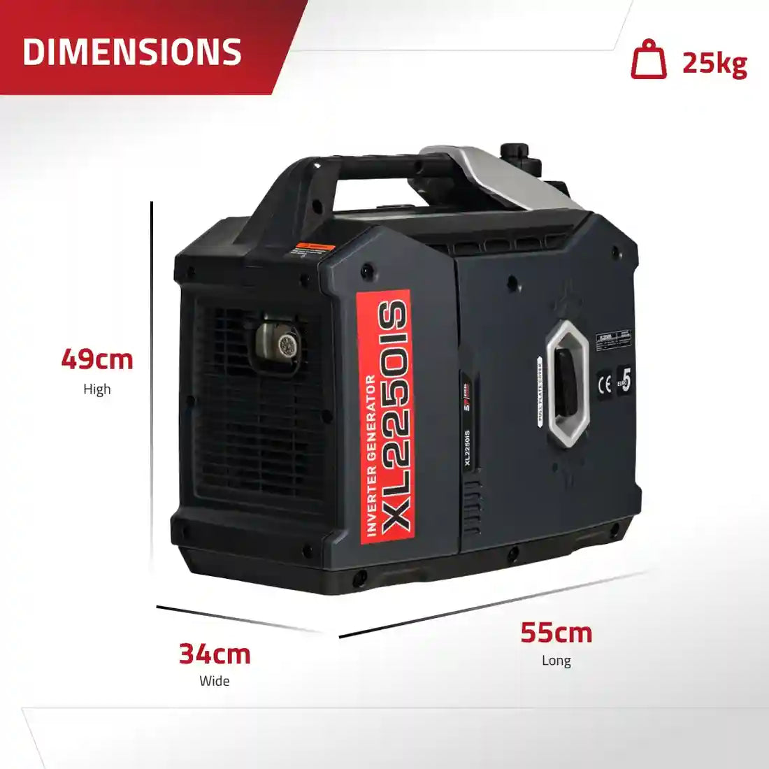 Excel Power XL2250iS 2kW Petrol Inverter Generator