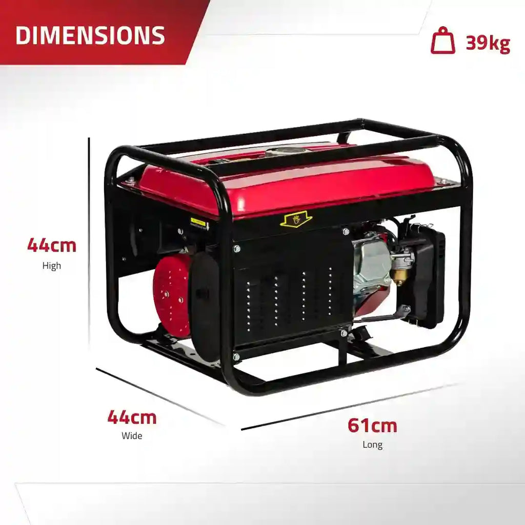Excel Power XL3000E 3kW Open-Frame Petrol Generator